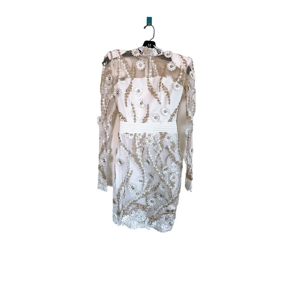 Zhivago raise your hand mini dress white US2